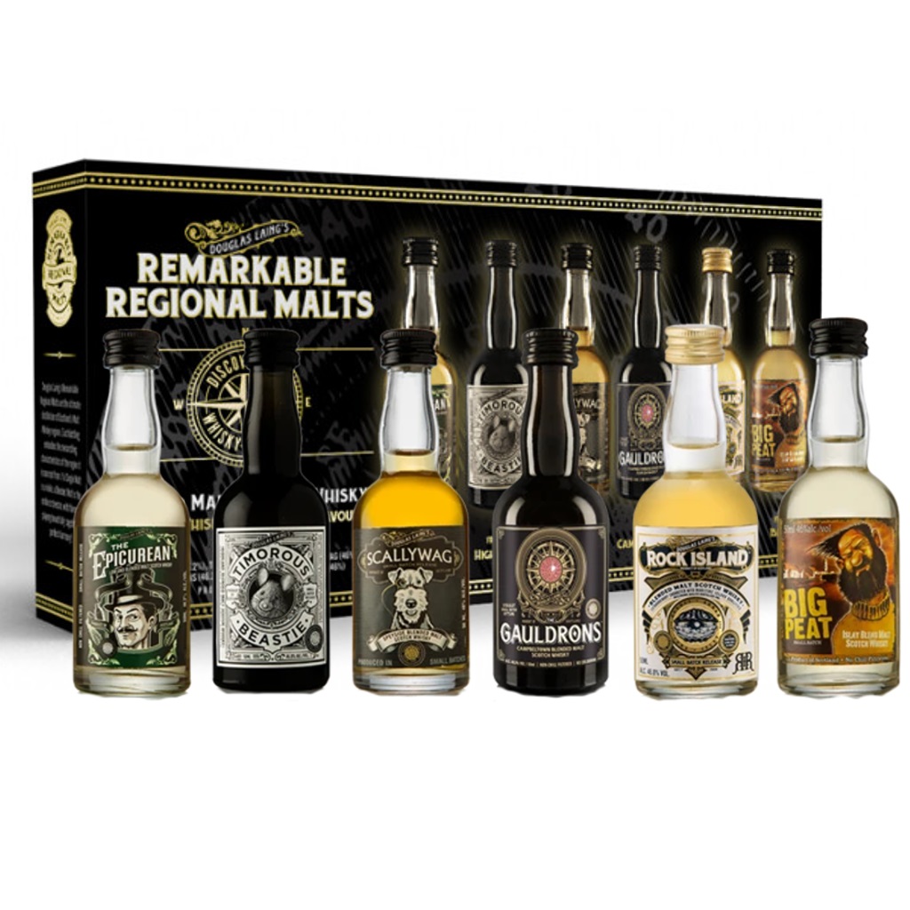 Remarkable Malts Collection Miniature Whisky Set – Scotland