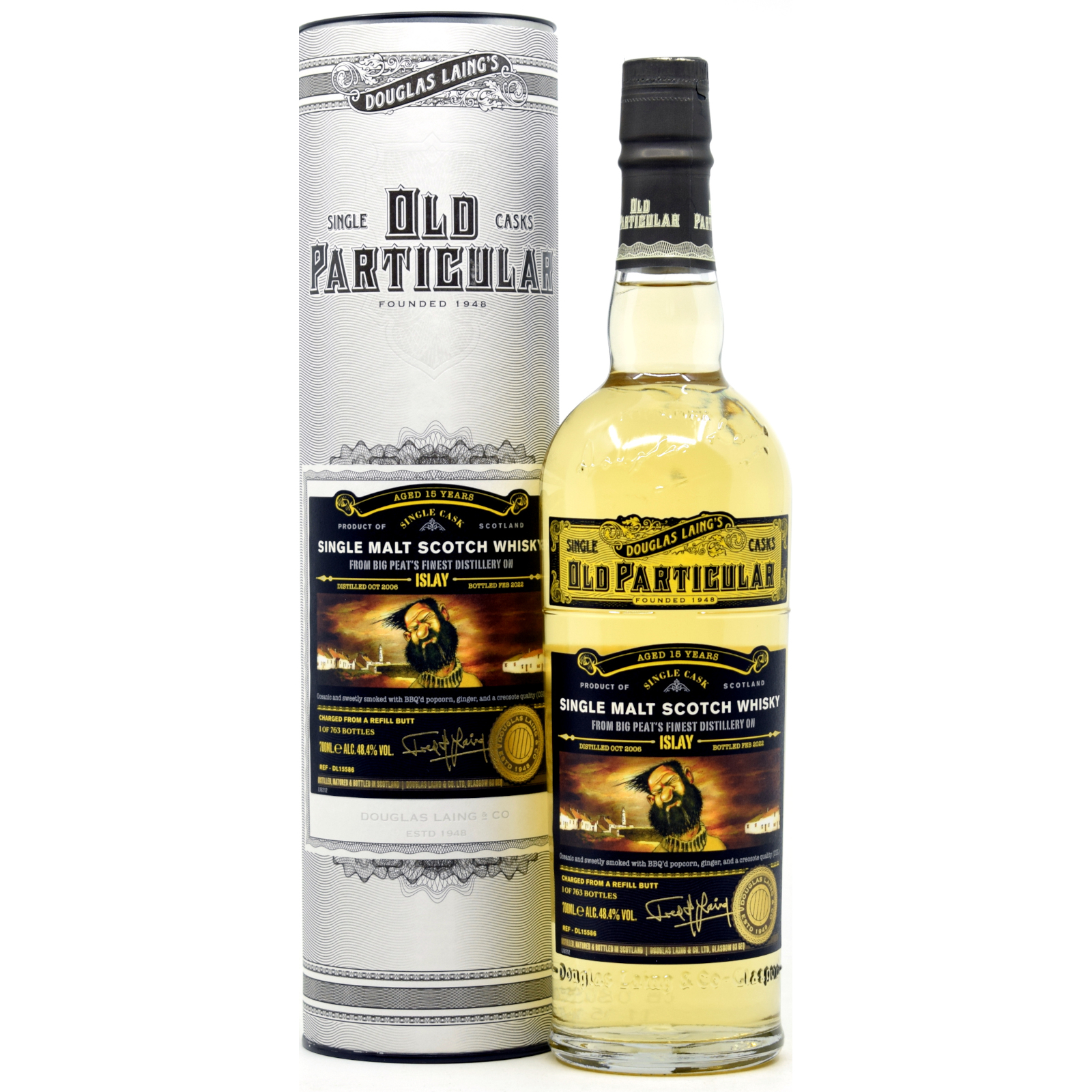 Old Particular Big Peat’s Finest 15 Years Single Cask Single Malt Whisky – Islay Scotland