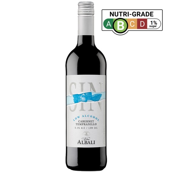 Vina Albali Low Alcohol / De-Alcoholised Red Wine – Cabernet Tempranillo – Spain