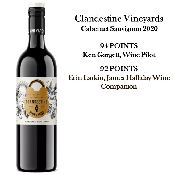 Clandestine Vineyards Cabernet Sauvignon 2020 – Mount Barker, Australia