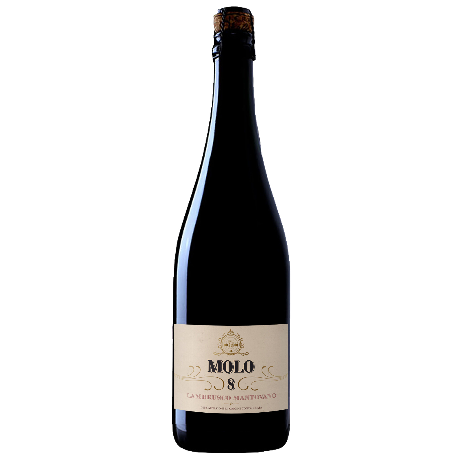 Molo 8 Lambrusco Mantovano Sparkling Red Wine – Italy