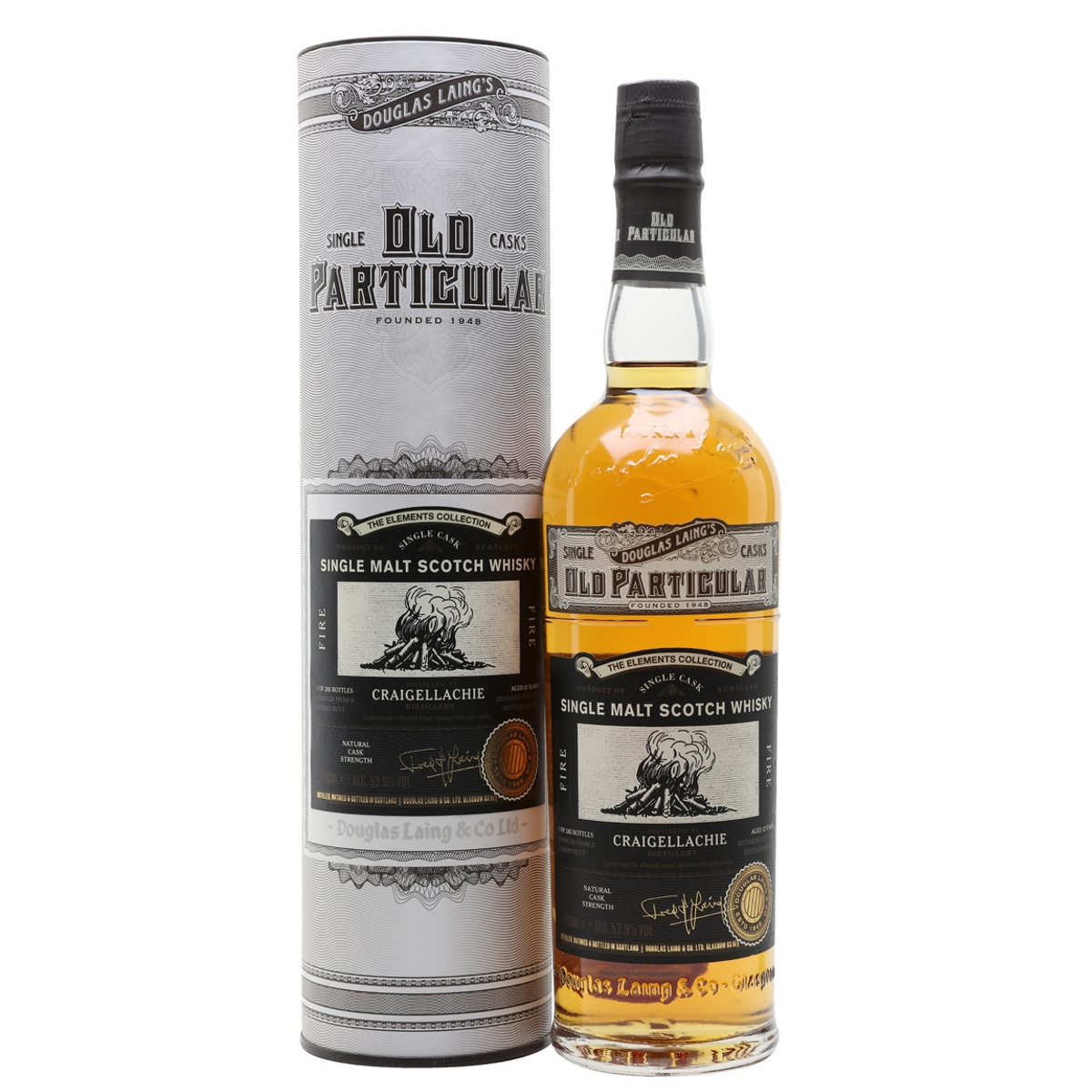 Old Particular ‘Fire’ Craigellachie 12 Years Sherry Single Cask Single Malt Whisky – Speyside Scotland