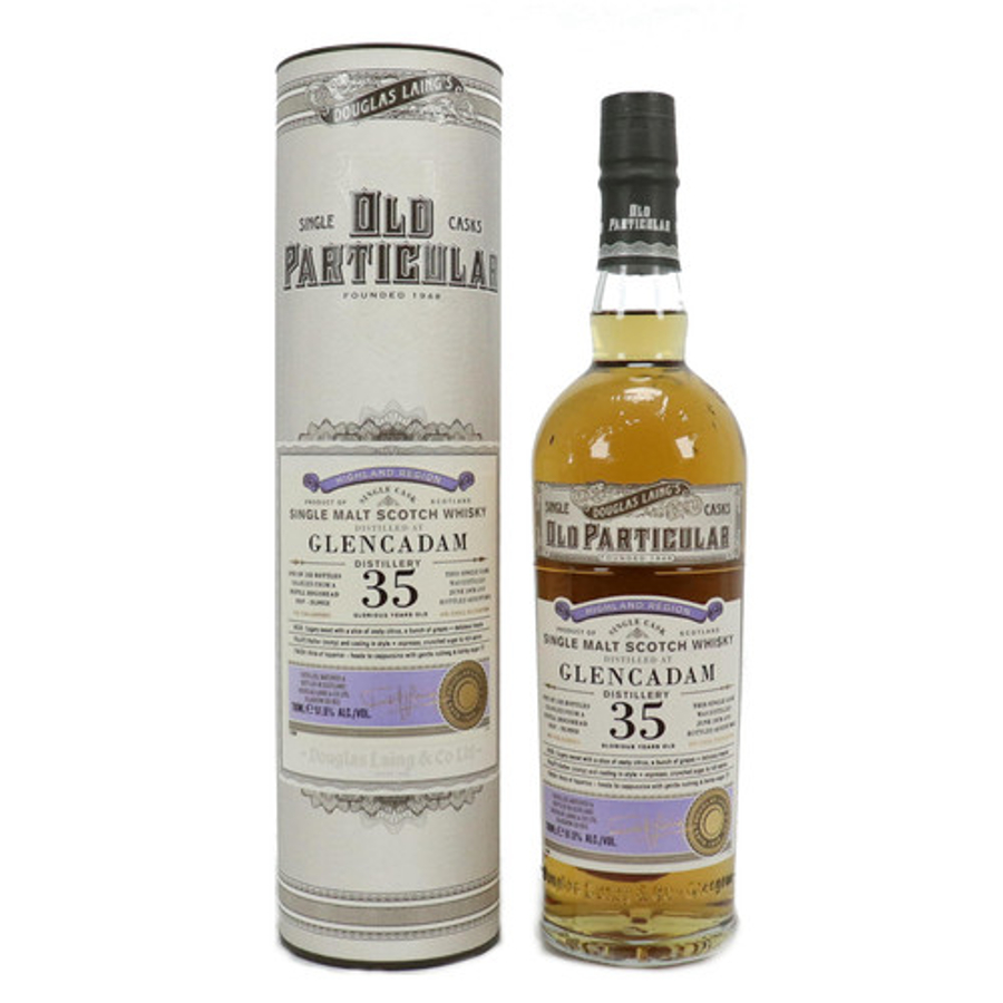 Old Particular Glencadam 35 Years Single Cask Single Malt Whisky – Highland Scotland