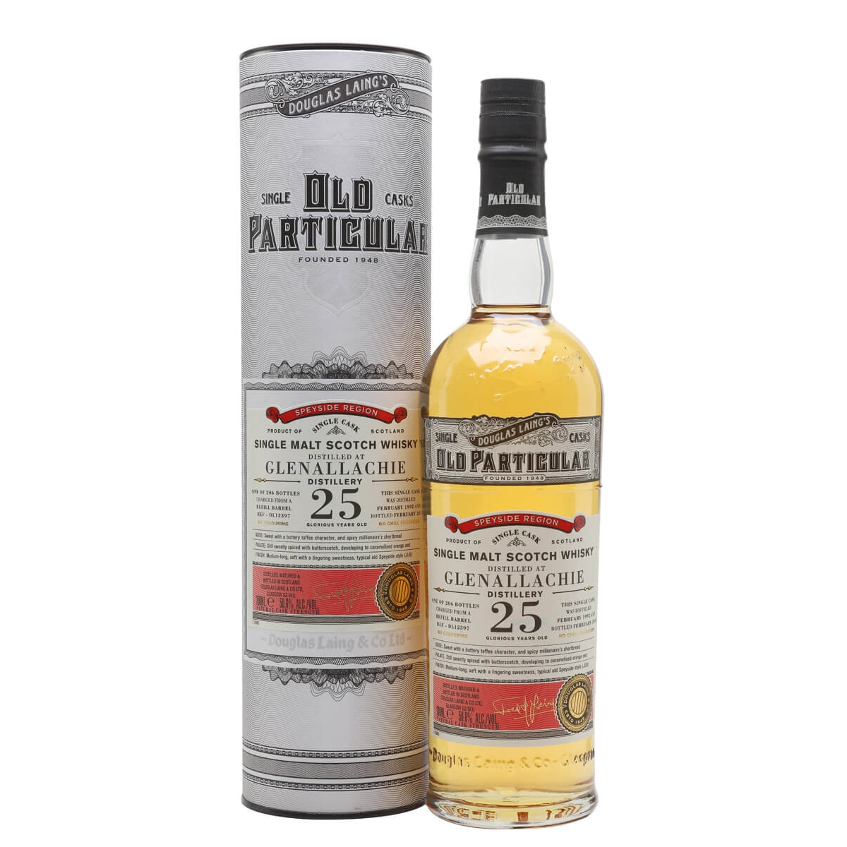 Old Particular Glenallachie 25 Years Single Cask Single Malt Whisky – Speyside Scotland