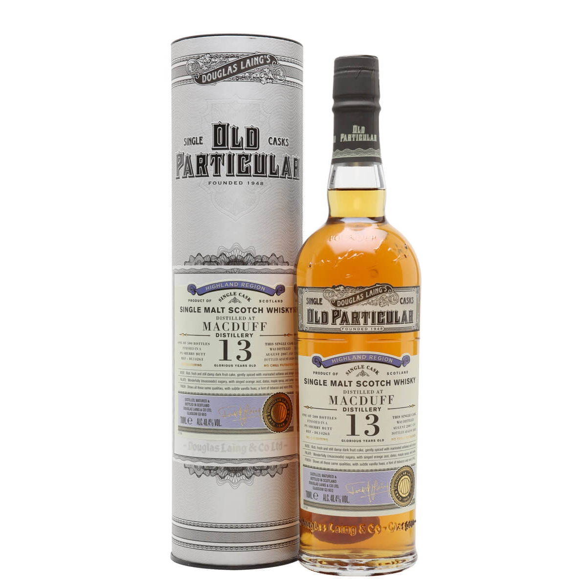 Old Particular MacDuff 13 Years Sherry Single Cask Single Malt Whisky – Highland Scotland
