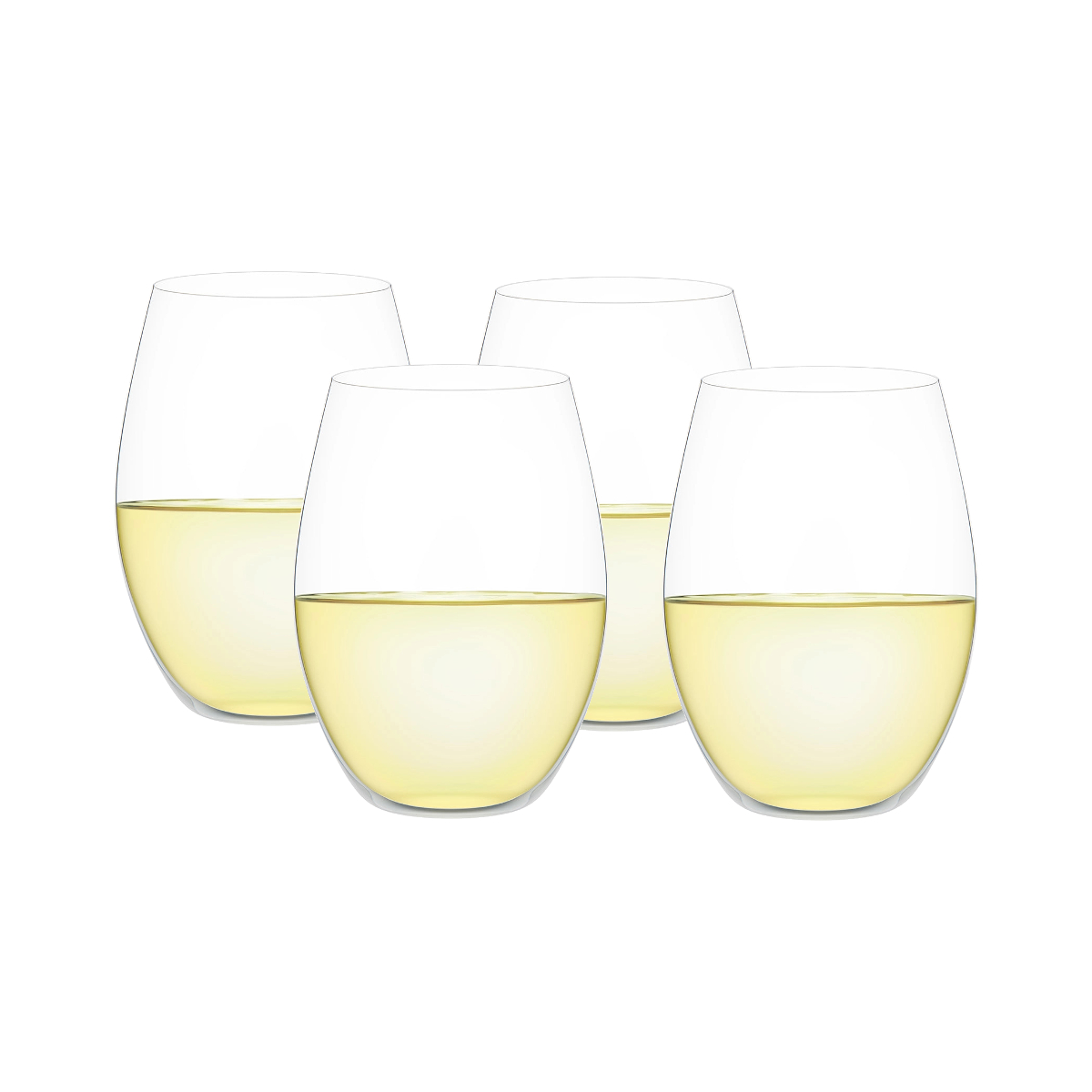 Plumm Outdoor Stemless White+ Glass (Set of 4)