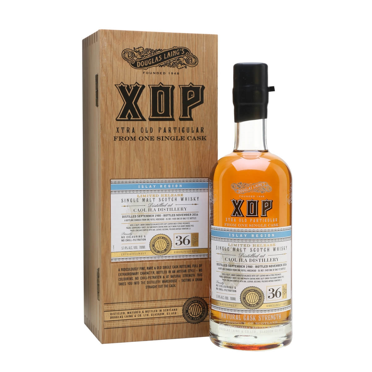 Xtra Old Particular Caol Ila 36 Years Single Cask Single Malt Whisky – Islay Scotland