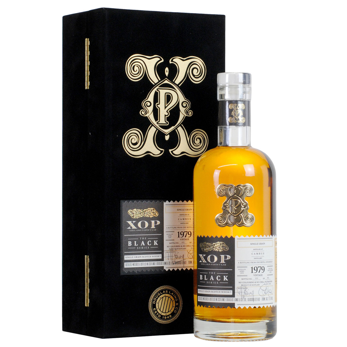 Xtra Old Particular Black Cambus 40 Years Single Cask Single Grain Whisky – Lowland Scotland