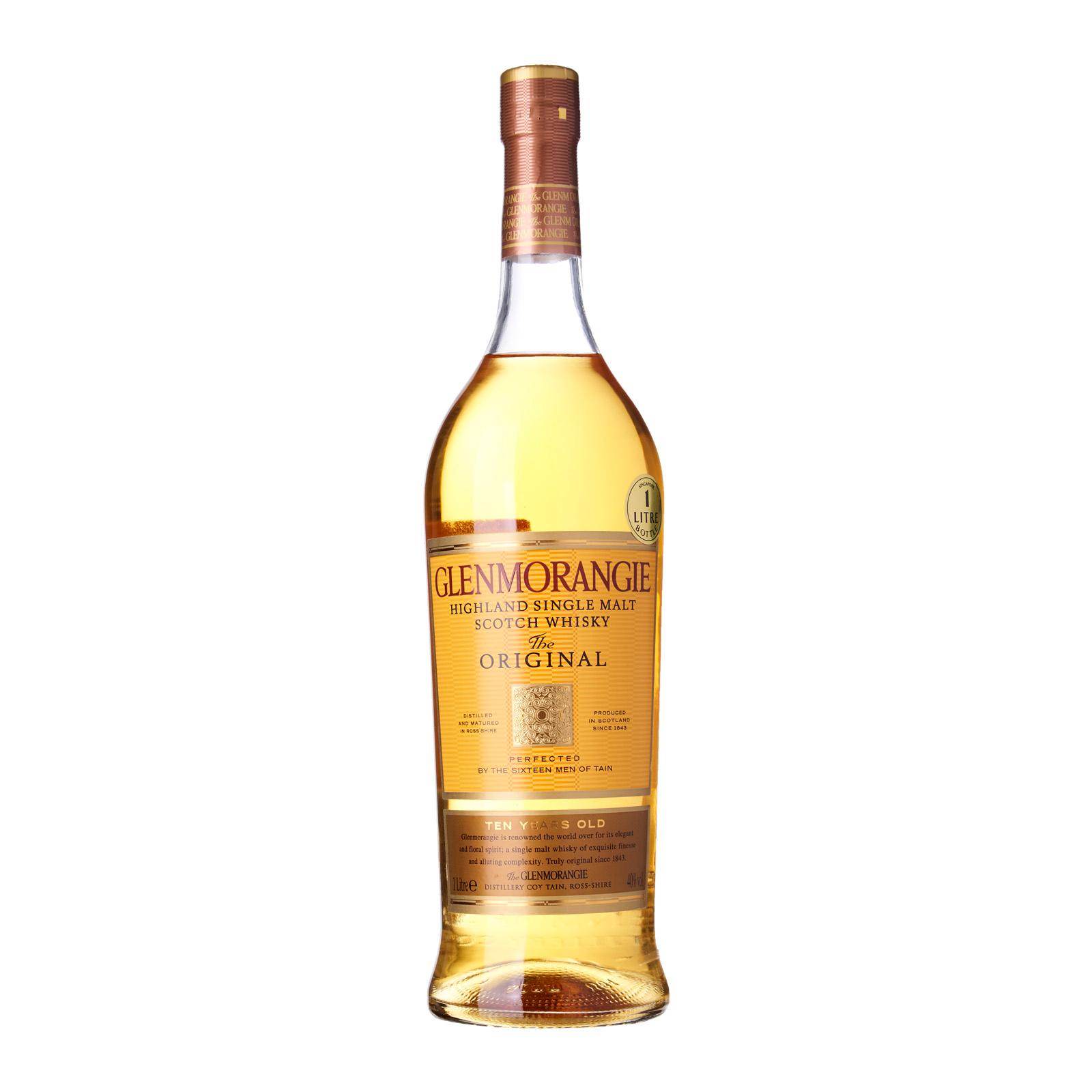 Glenmorangie Original 10 Years Single Malt Whisky 1L – Highland Scotland