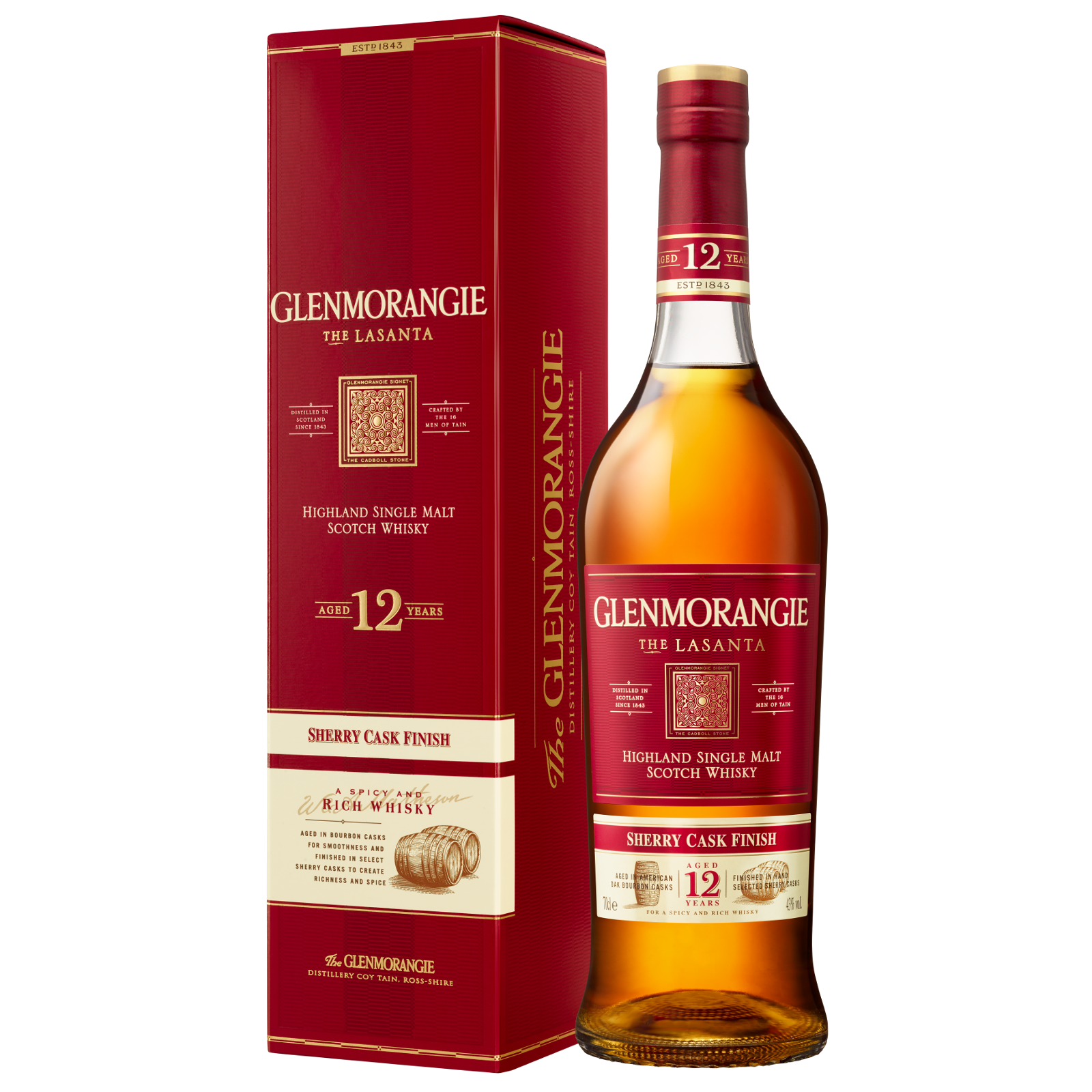 Glenmorangie Lasanta 12 Years Single Malt Whisky – Highland Scotland