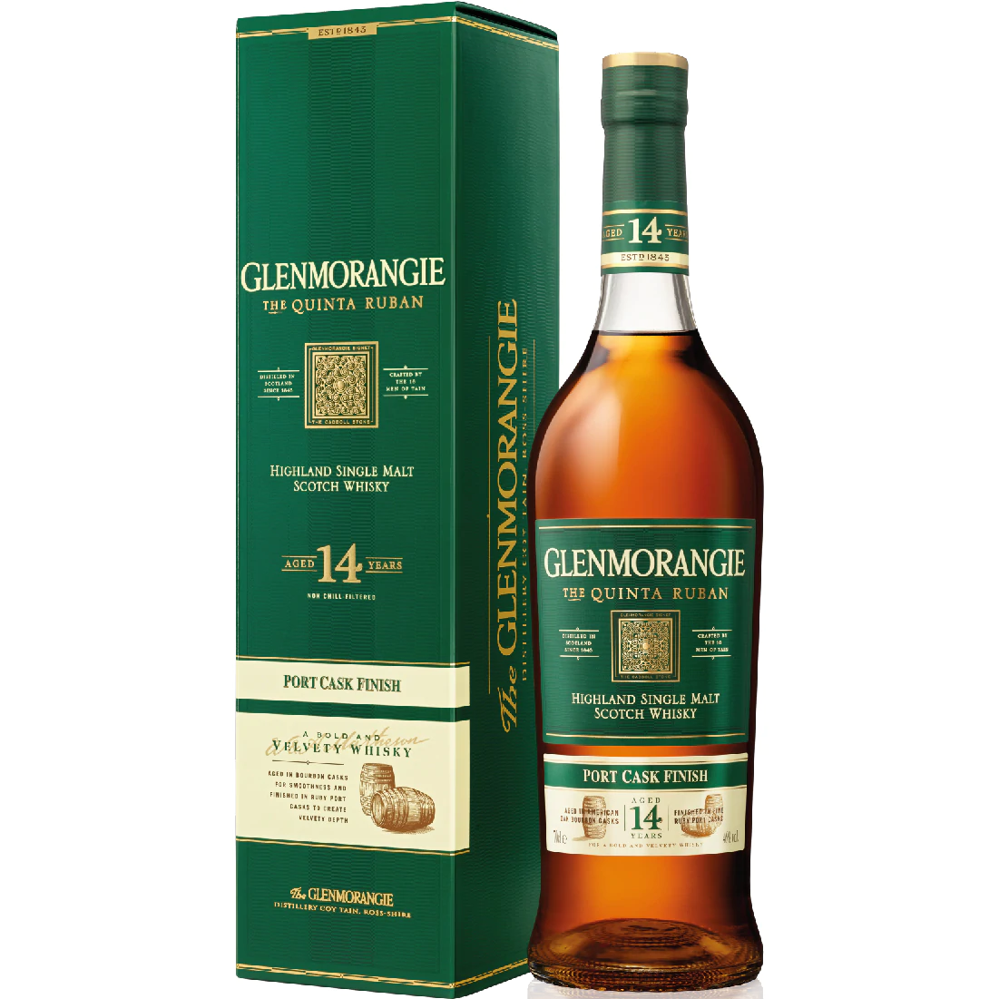 Glenmorangie Quinta Ruban 14 Years Single Malt Whisky – Highland Scotland