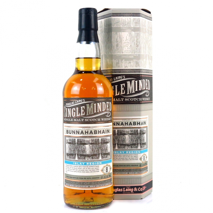 Single Minded Bunnahabhain 8 Years Single Cask Single Malt Whisky – Islay, Scotland