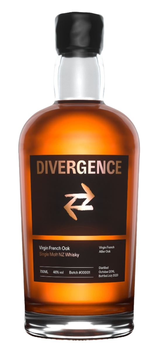 Divergence Single Malt NZ Whisky Virgin French Oak – New Zealand