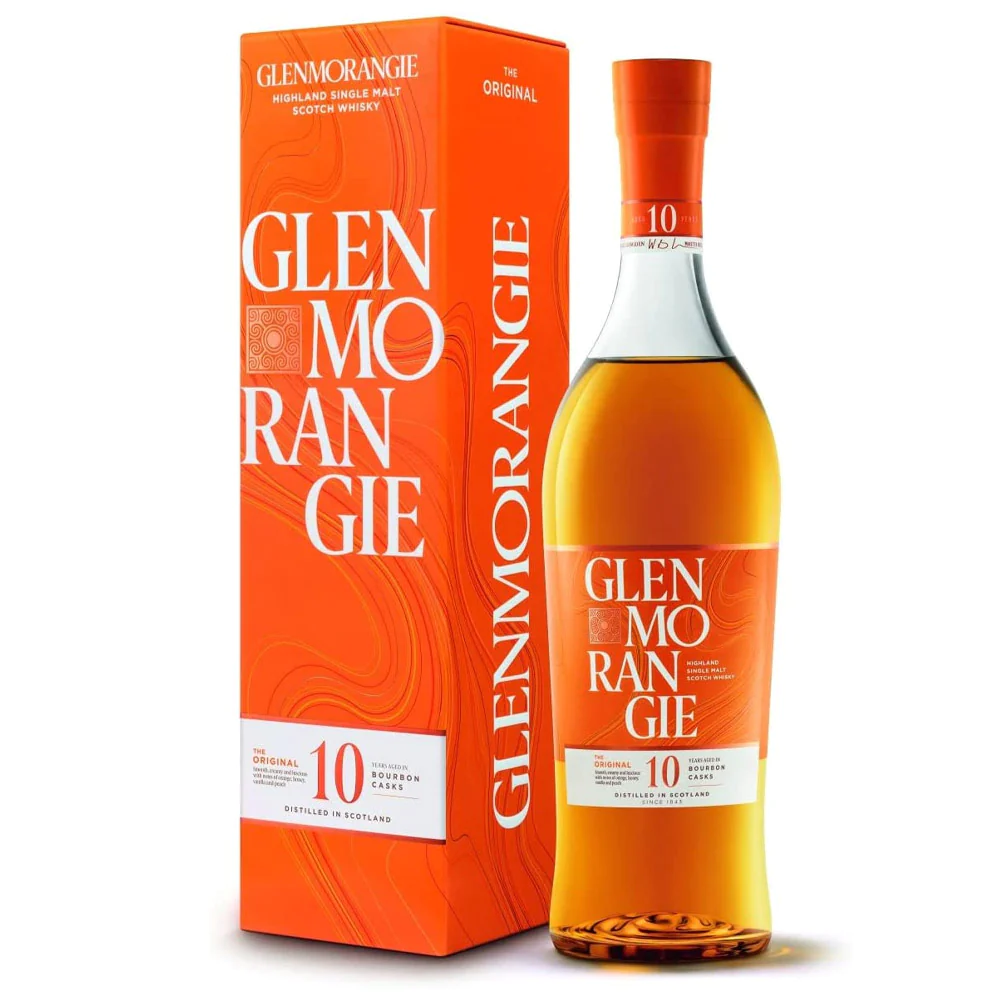 Glenmorangie Original 10 Years Single Malt Whisky 70cl – Highland Scotland