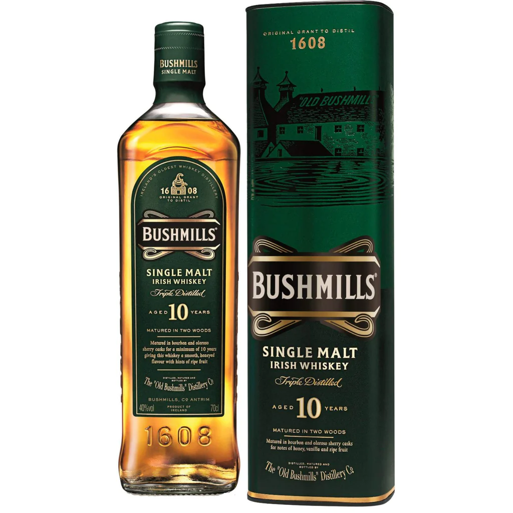 Bushmills Single Malt Irish Whisky 10 Years – Ireland