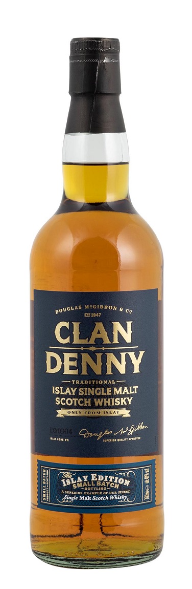 Clan Denny Traditional Islay Single Malt Scotch Whisky – Islay, Scotland