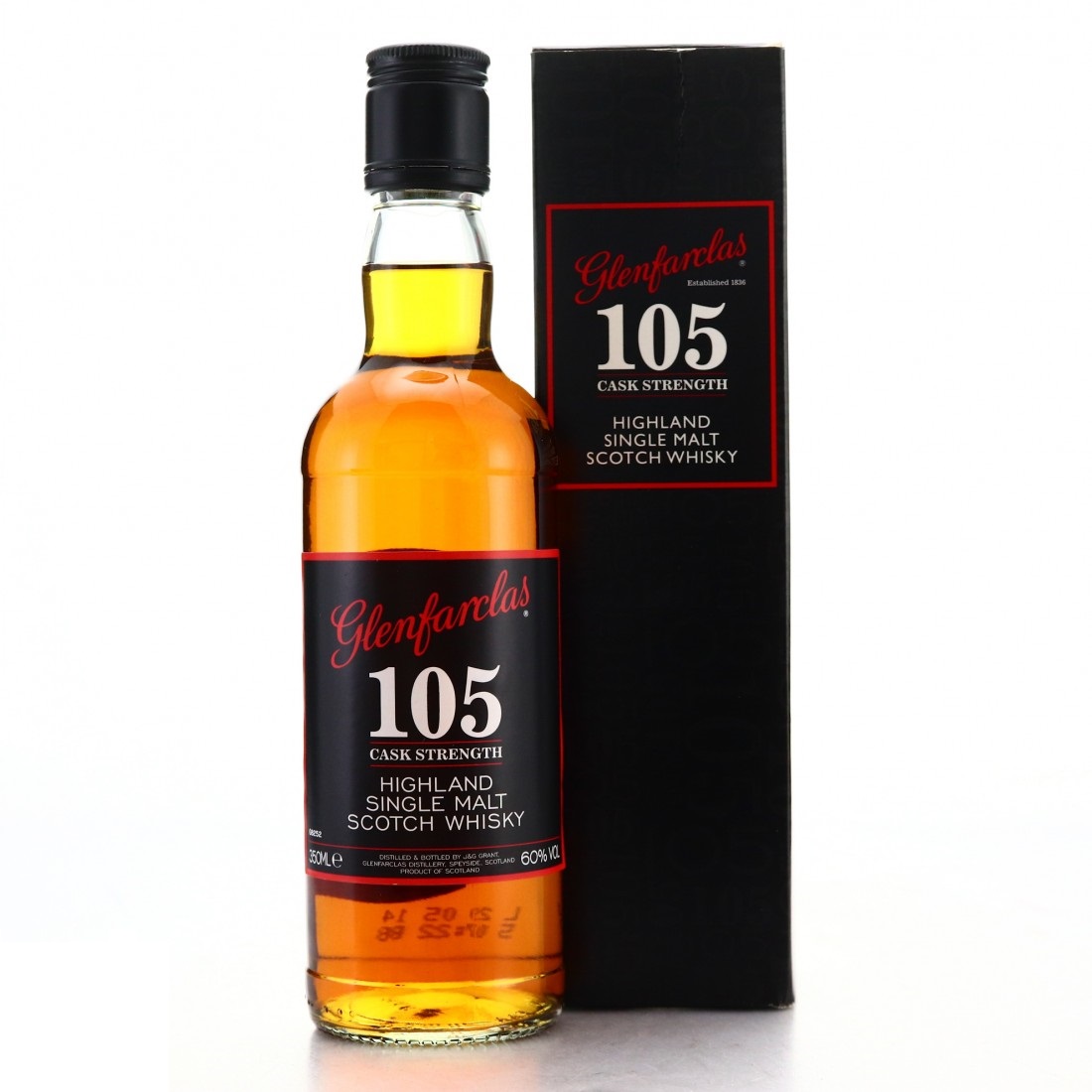 Glenfarclas 105 Cask Strength Highland Single Malt Scotch Whisky 350ml – Speyside, Scotland