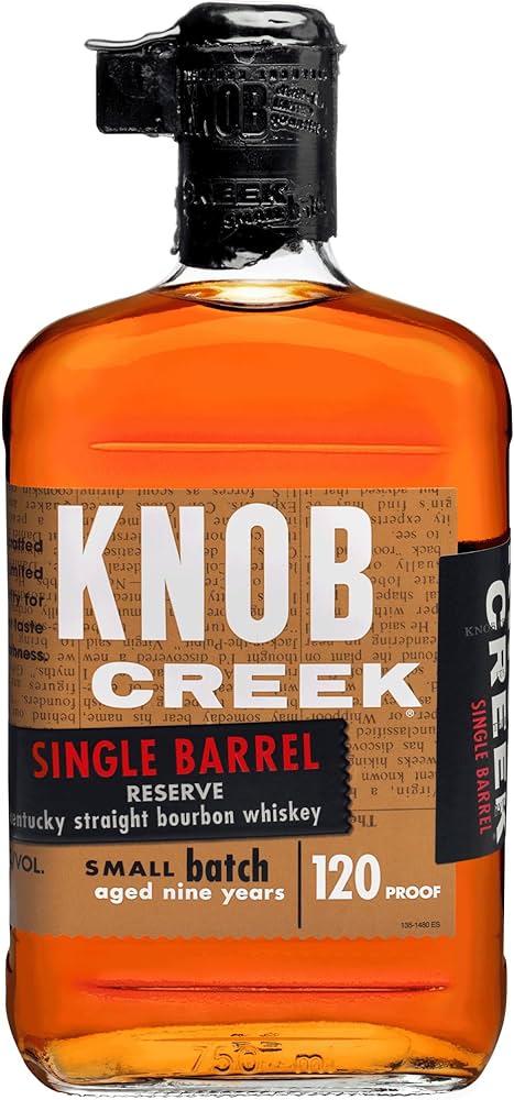 Knob Creek Single Barrel Reserve Aged 9 Years Kentucky Straight Bourbon Whiskey – K.Y., USA