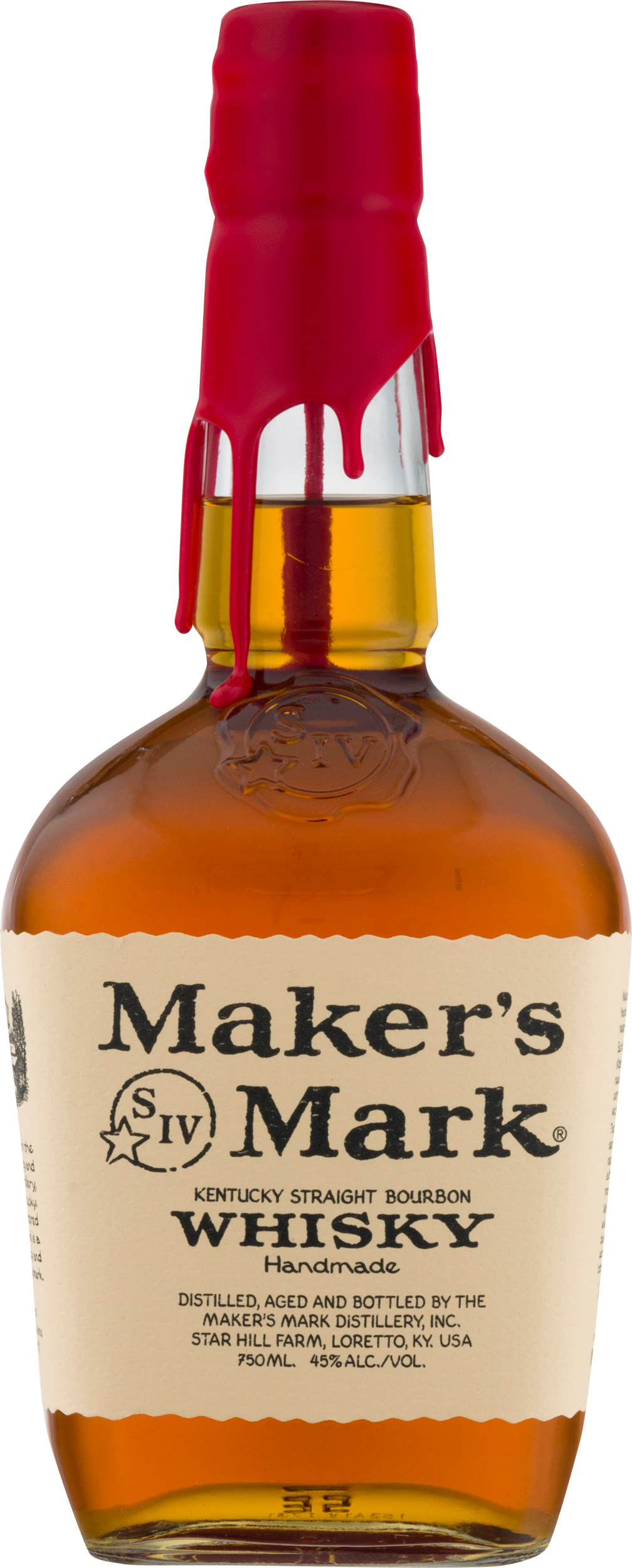 Maker’s Mark Kentucky Straight Bourbon Whisky 750ml – K.Y., USA